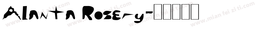Alanta Rosery字体转换